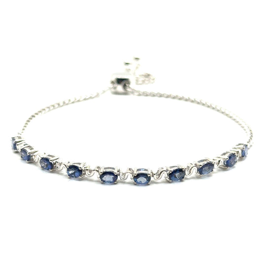 Pulsera de Tanzanita en Plata 925 (1.5cts)
