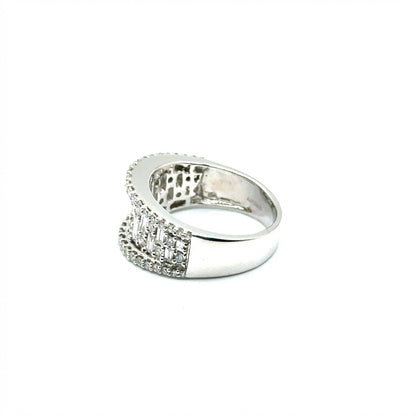 Anillo de Diamantes en Oro 14K