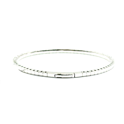 Caña Flexible de Zafiro en Plata 925 (2.0cts)