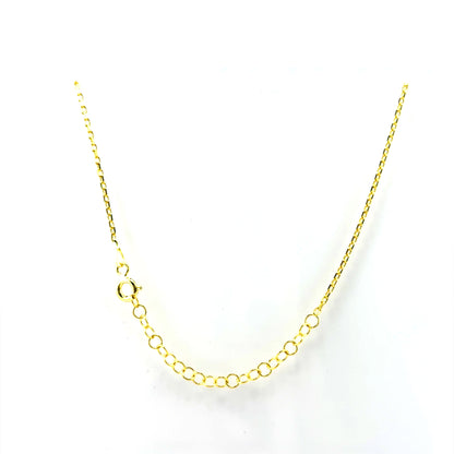 Collar Trebol (negro ónix) en Plata