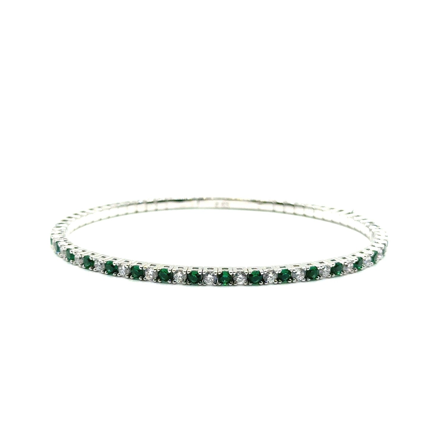 Caña Flexible de Zafiro en Plata 925 (2.0cts)