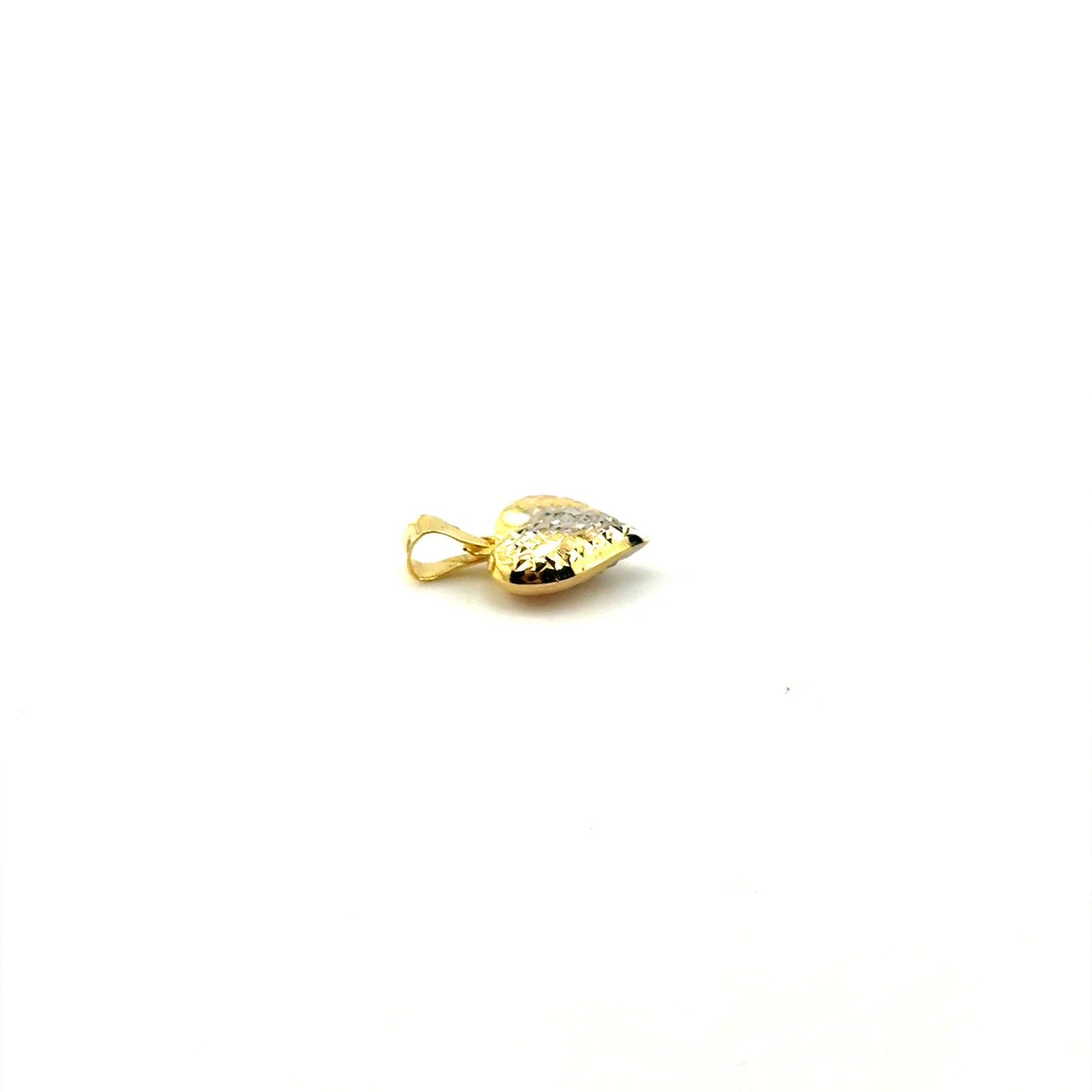 Dije Corazon (diamantado) en Oro 18K