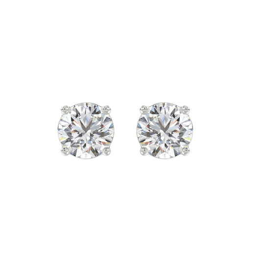 Aretes de Diamante Laboratorio en Oro 14K (3.06ct)