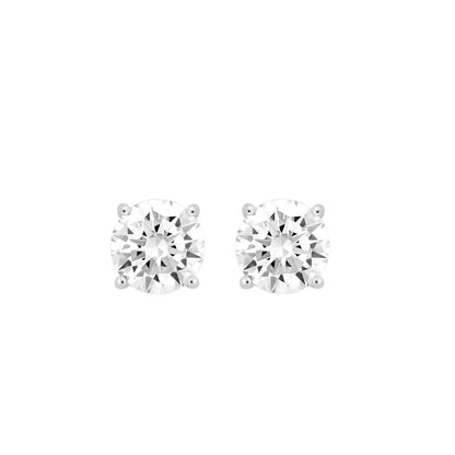 Aretes de Diamante Laboratorio en Oro 14K (4.00ct)