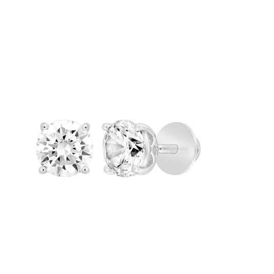 Aretes de Diamante Laboratorio en Oro 14K (2.02ct)