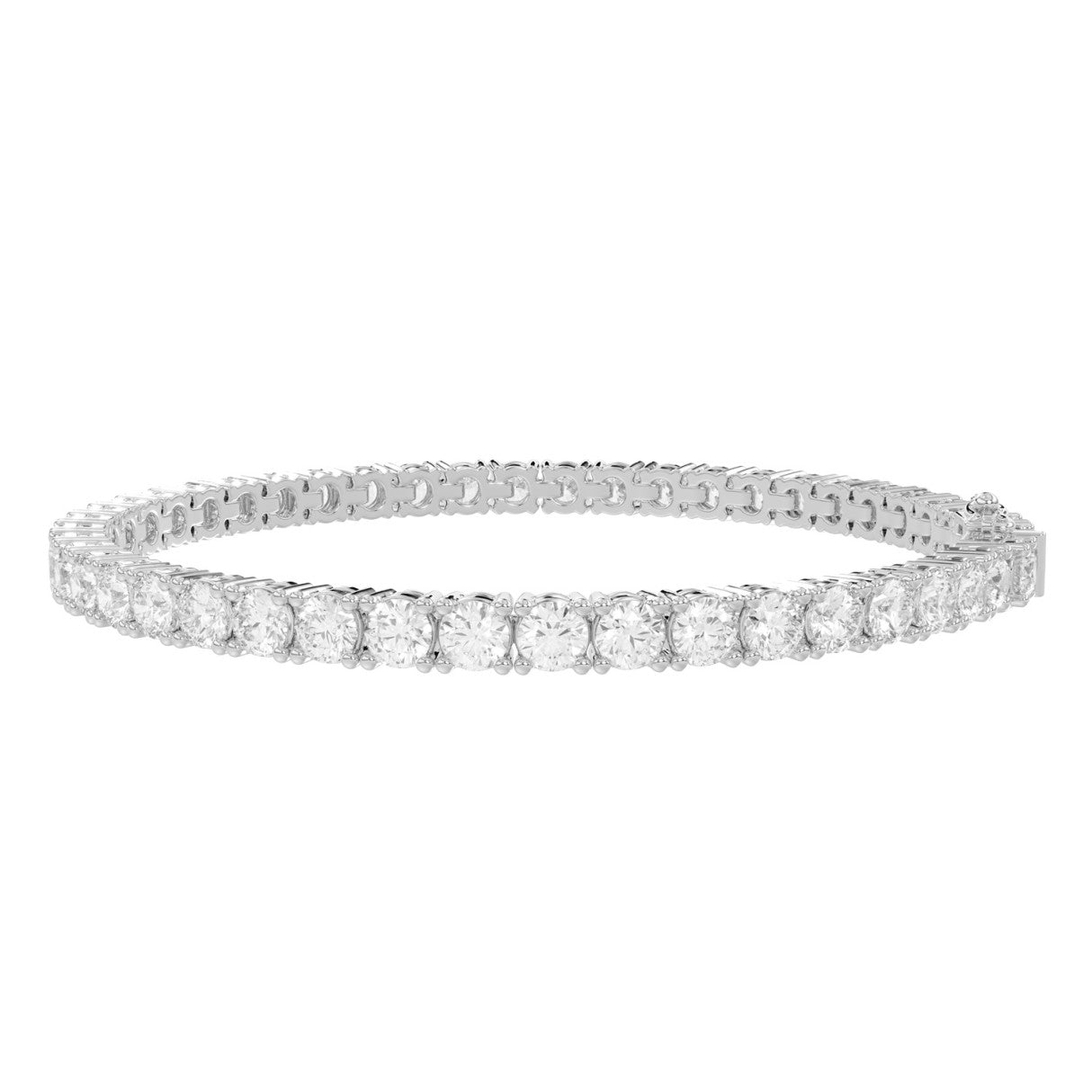 Pulsera Tennis de Diamante Laboratorio en Oro 14K (4.04ct)
