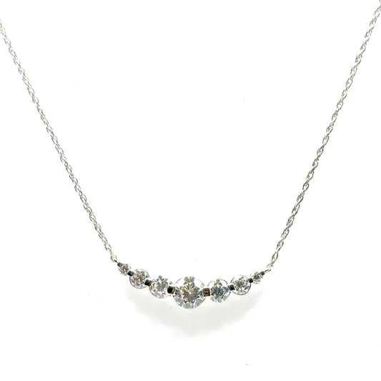 Collar de Diamantes Laboratorio en Plata 925