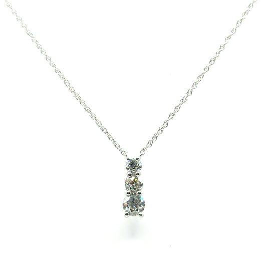 Collar de Diamantes Laboratorio en Plata 925