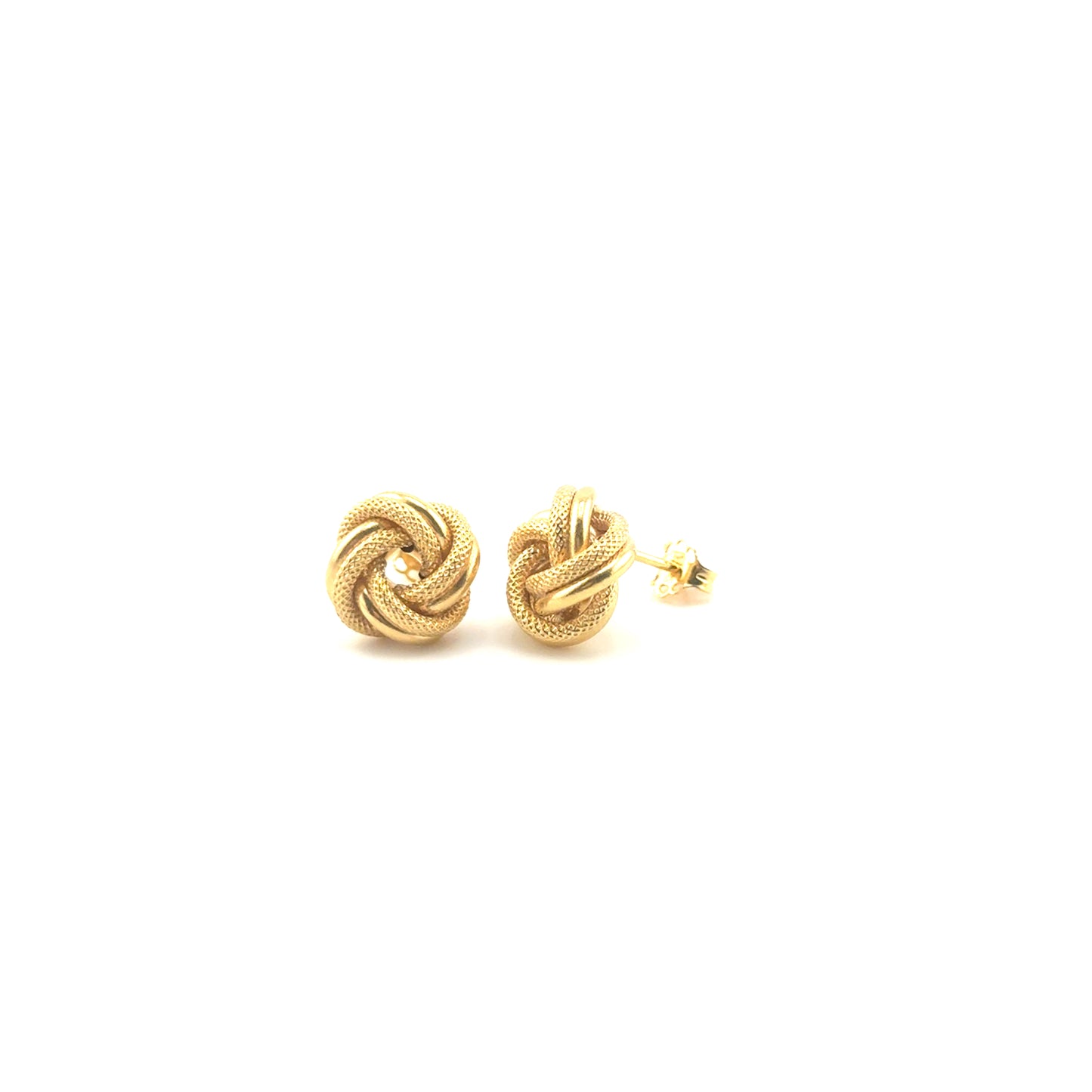 Aretes Nudos en Oro (mediano)