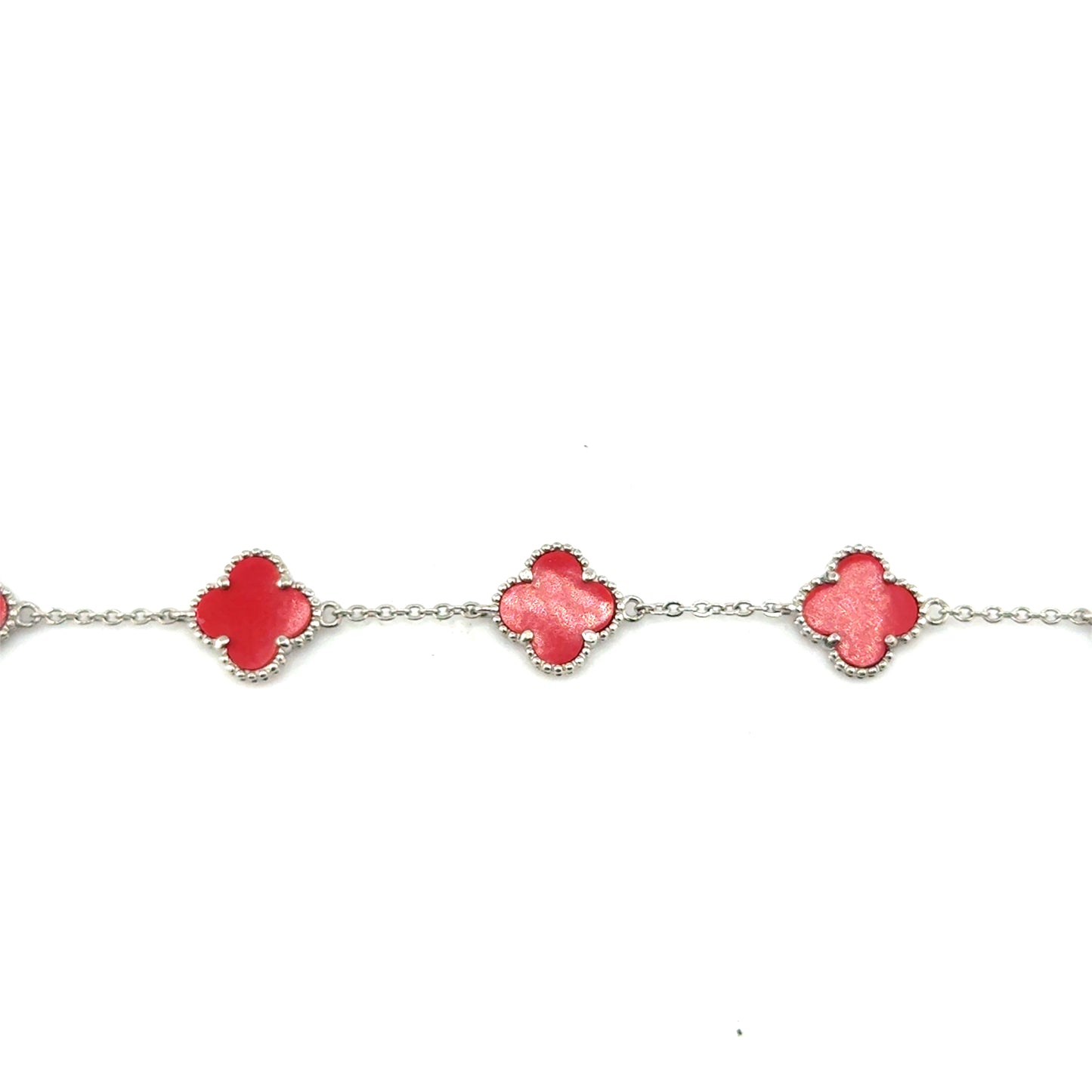 Pulsera Trebol (ágata) en Plata