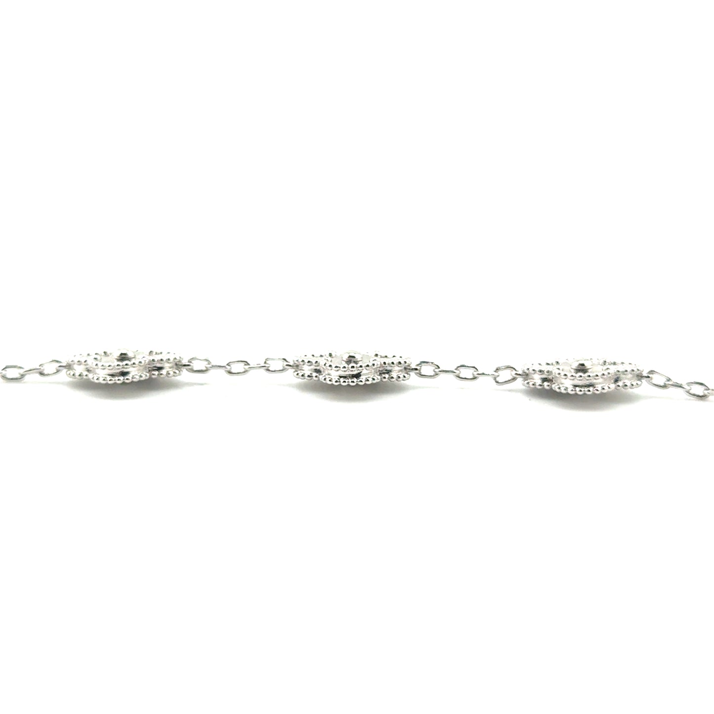 Pulsera (trébol) en Plata