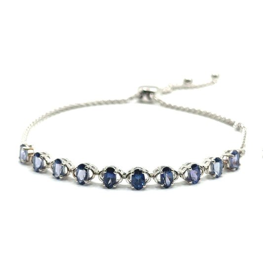 Pulsera de Tanzanita en Plata 925 (2.4cts)