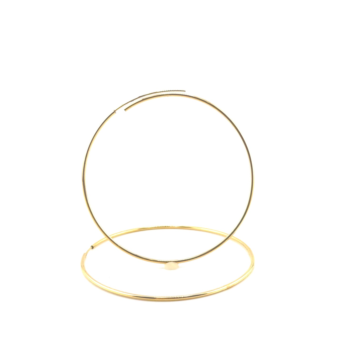 Argollas Flexible en Oro 18K