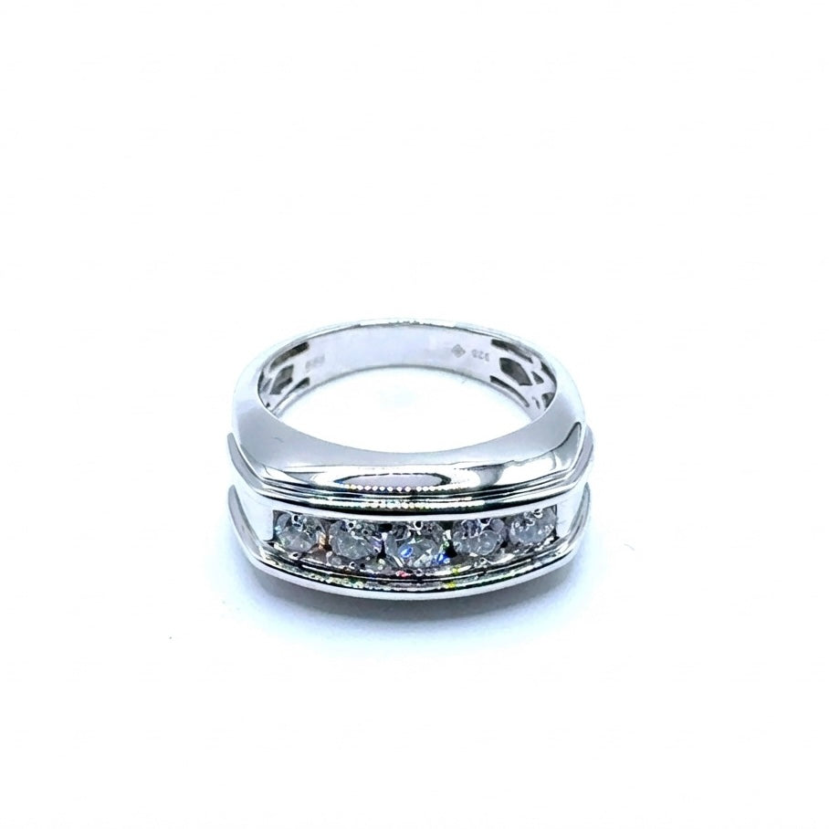 Anillo (de hombre) de Diamante de Laboratorio en Plata 925