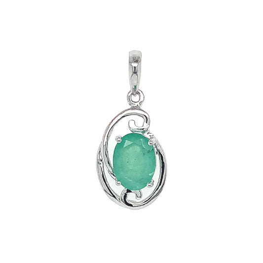 Dije de Esmeralda en Plata 925 (1.50ct)