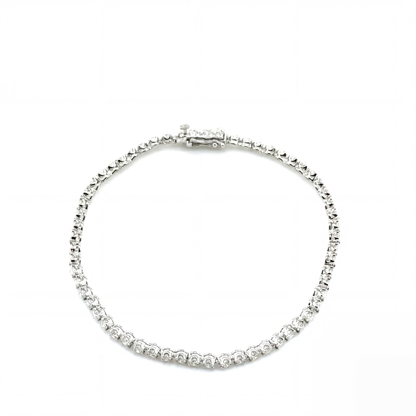 Pulsera Tennis en Plata con Diamantes Laboratorio