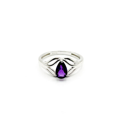 Anillo de Amatista en Plata 925 (0.8cts)