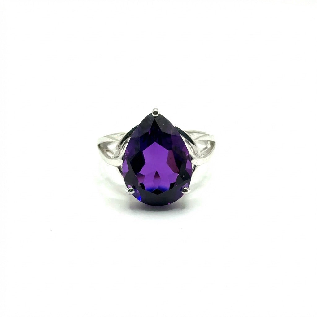 Anillo de Amatista en Plata 925 (7.6cts)