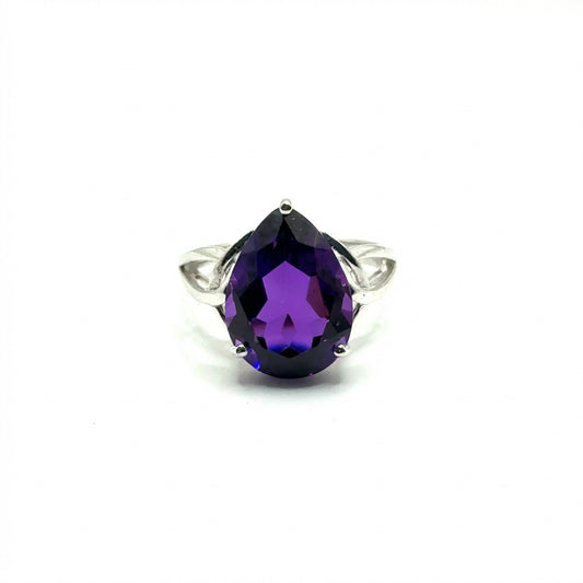 Anillo de Amatista en Plata 925 (7.6cts)