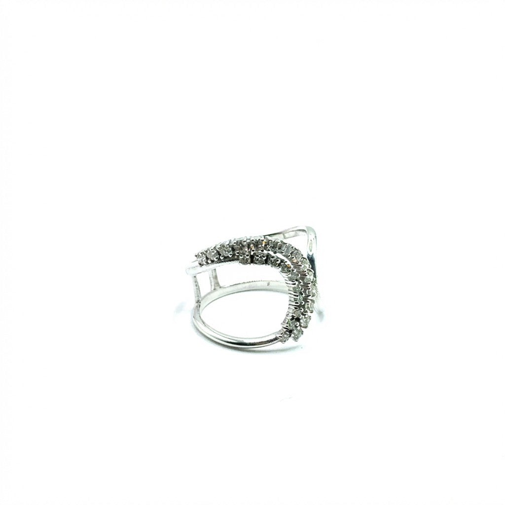 Anillo de Diamantes en Oro 14K