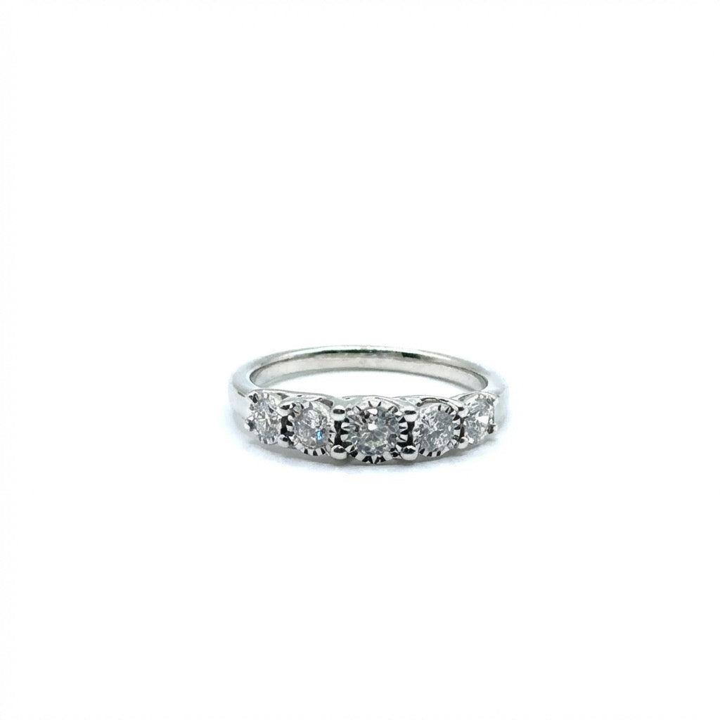 Anillo de Diamante de Laboratorio en Plata 925