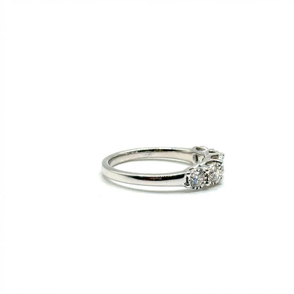 Anillo de Diamante de Laboratorio en Plata 925