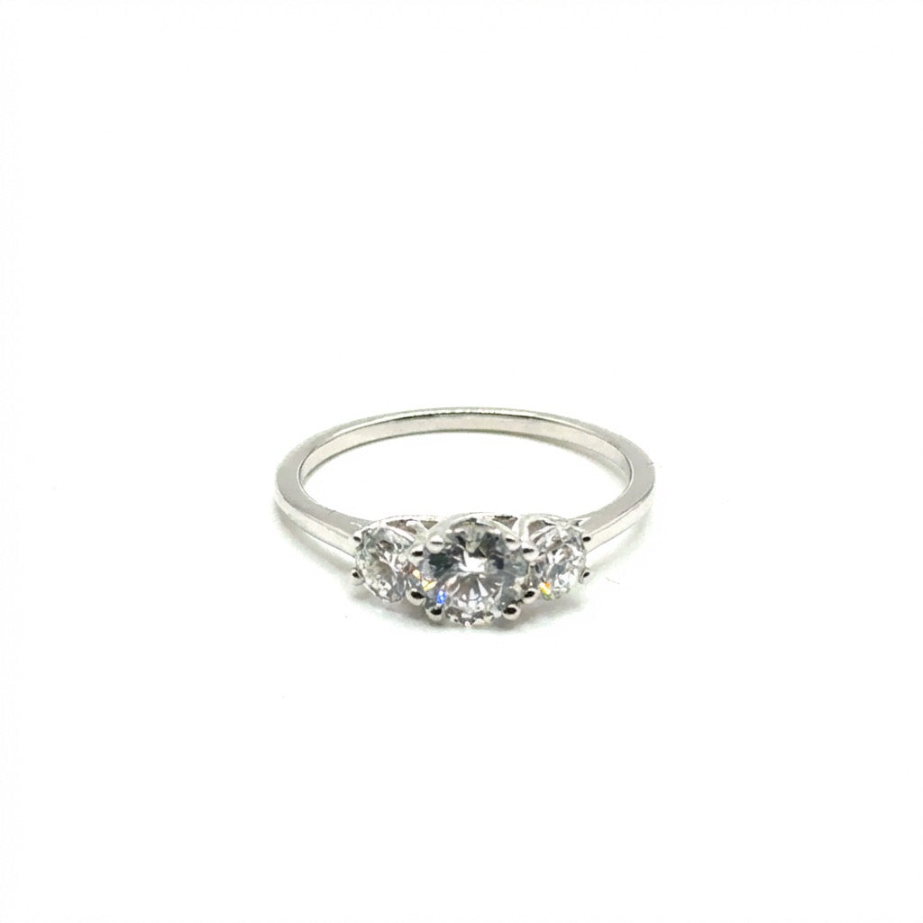 Anillo de Diamante de Laboratorio en Plata 925
