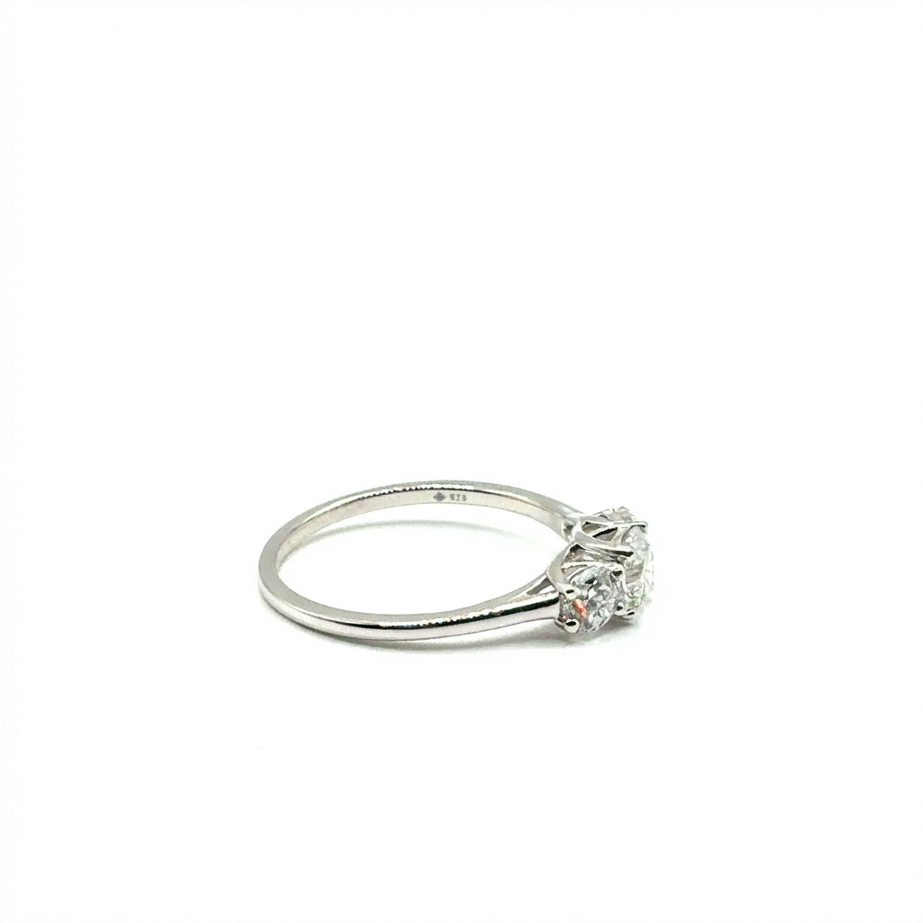 Anillo de Diamante de Laboratorio en Plata 925