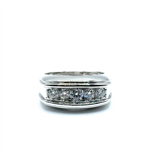 Anillo (de hombre) de Diamante de Laboratorio en Plata 925