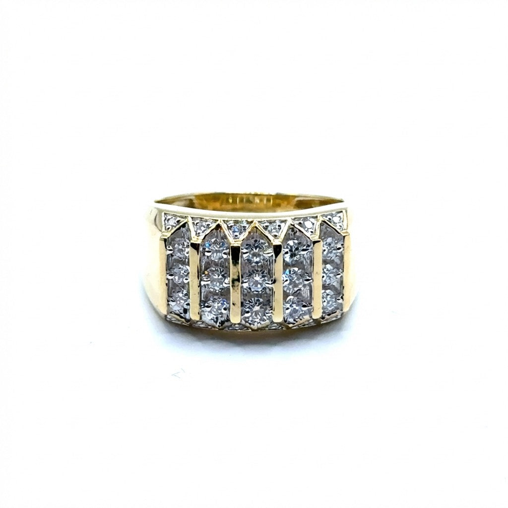 Anillo (de hombre) de Diamante de Laboratorio en Plata 925