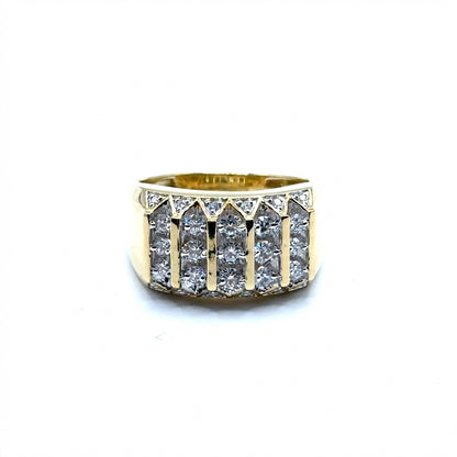 Anillo (de hombre) de Diamante de Laboratorio en Plata 925