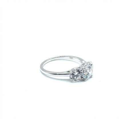 Anillo de Diamante de Laboratorio en Plata 925