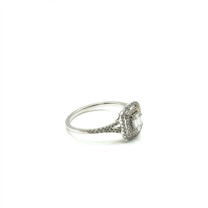 Anillo de diamantes en Oro 14K