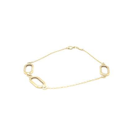 Pulsera (ovalo) en Oro