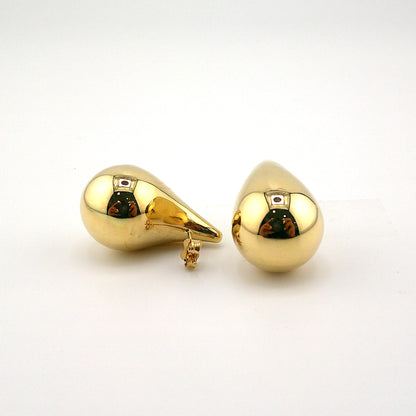 Aretes Gotas (Grandes) en Oro 18K