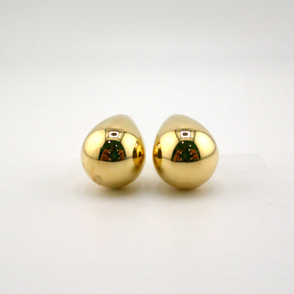 Aretes Gotas (Grandes) en Oro 18K