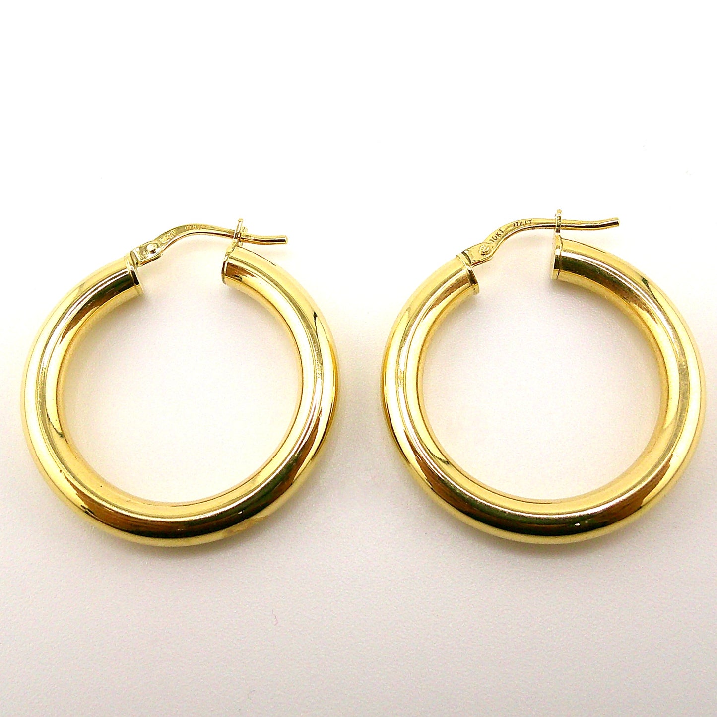 Argollas (chunky) Liso en Oro