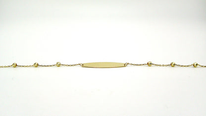 Pulsera (ID) de Bebe en Oro