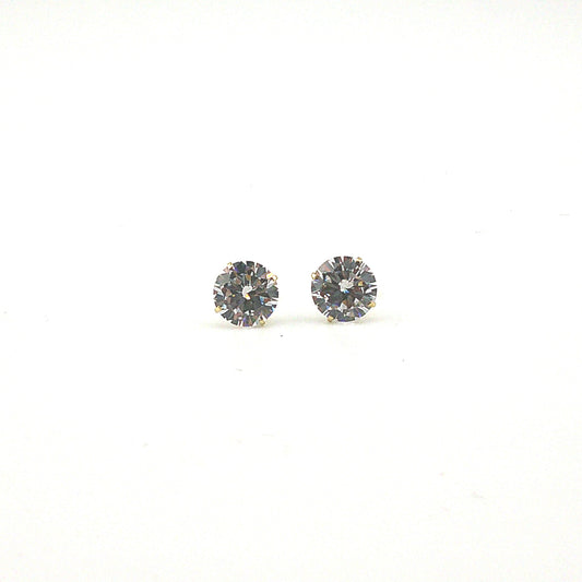Aretes con Circones en Oro 10K (9mm)