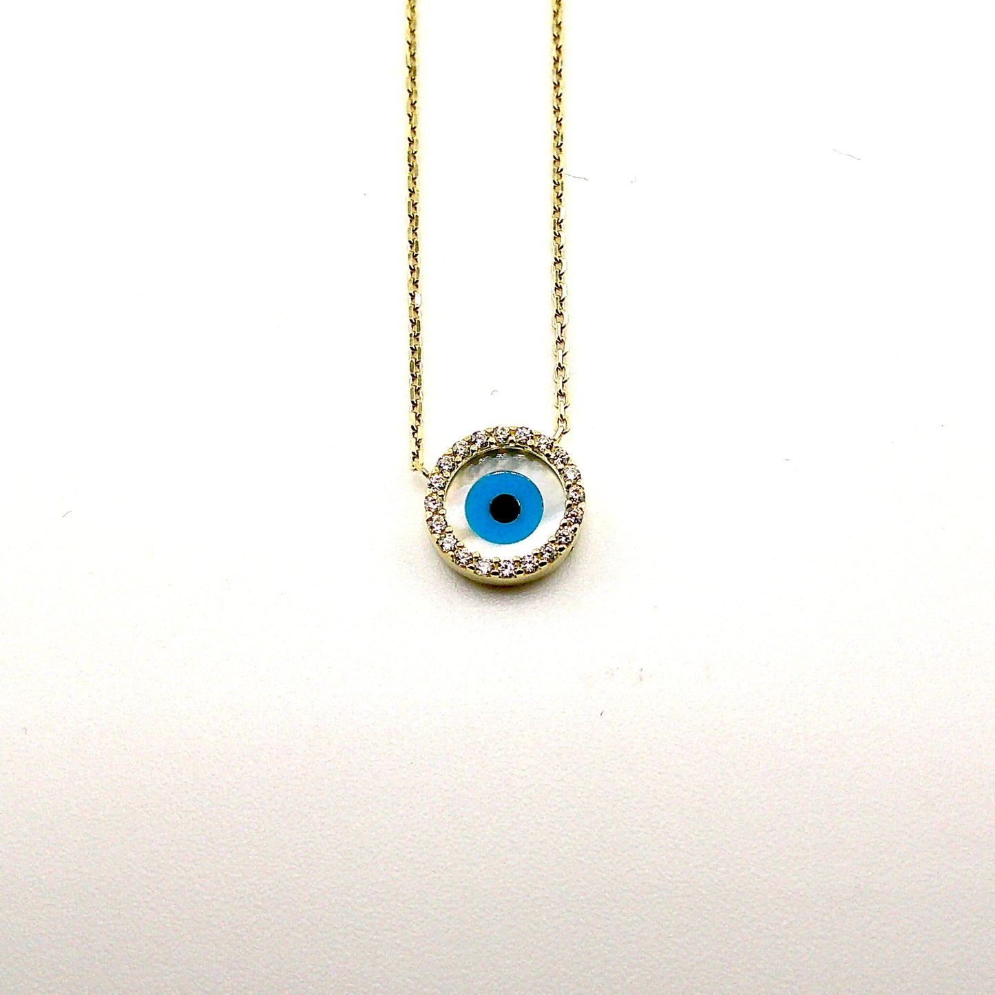 Collar (ojo redono) en Oro