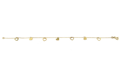 Pulsera (corazon) en Oro