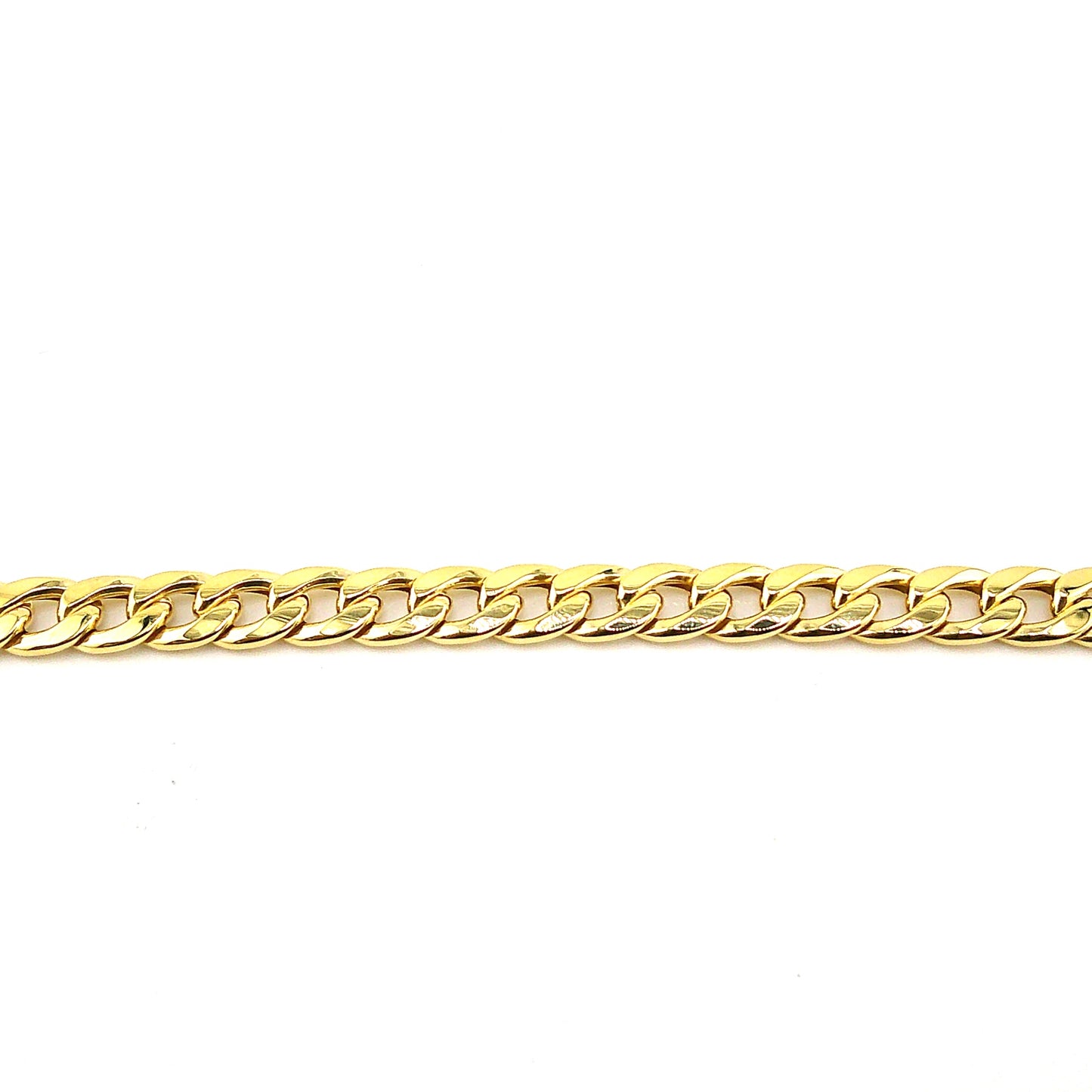 Pulsera (gourmet hueca) de Hombre en Oro