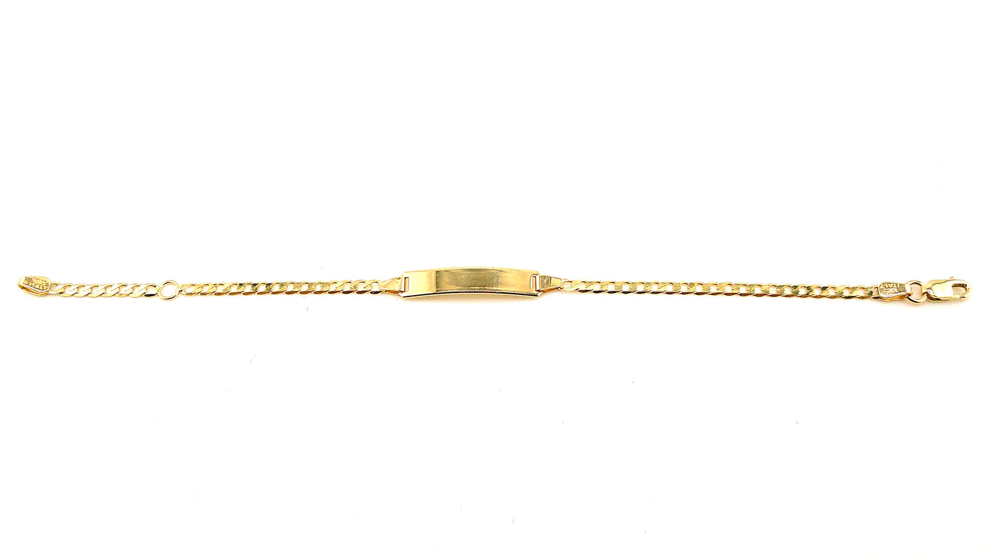 Pulsera ID (gourmet) en Oro