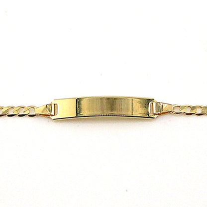 Pulsera ID (gourmet) en Oro