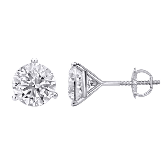 Aretes (diamantes laboratorio) en Oro