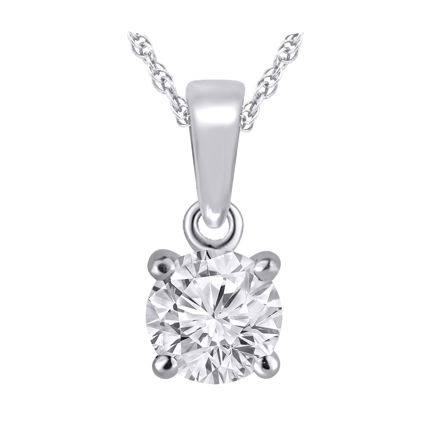 Dije de Diamante Laboratorio en Oro
