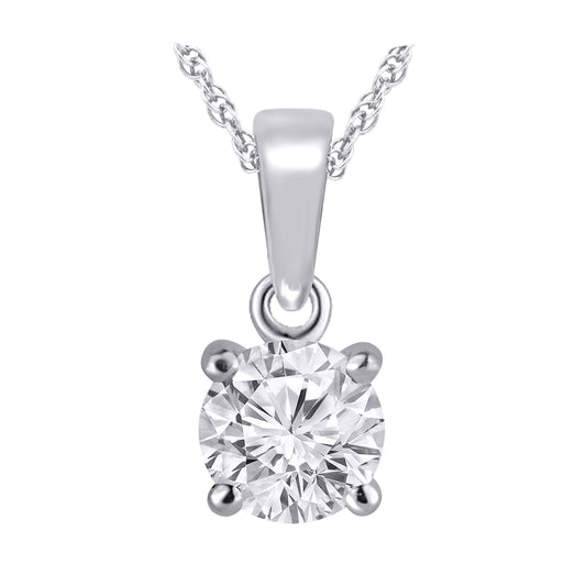 Dije de Diamante Laboratorio en Oro