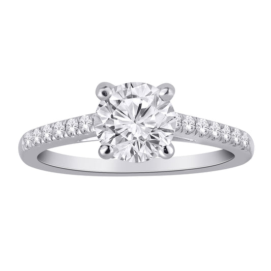 Anillo (diamante laboratorio) en Oro