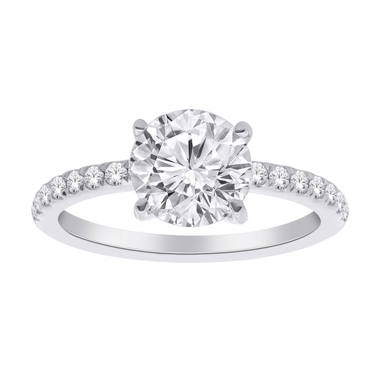 Anillo (diamante laboratorio) en Oro
