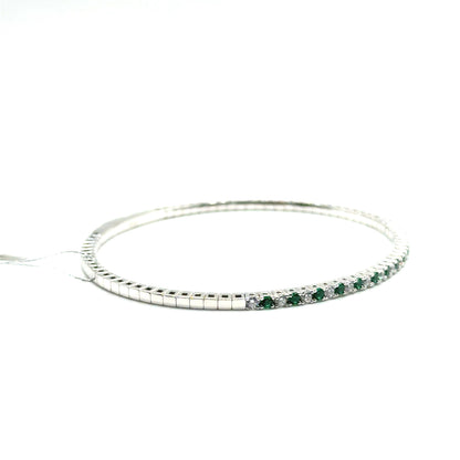 Caña Flexible de Zafiro en Plata 925 (1.6cts)